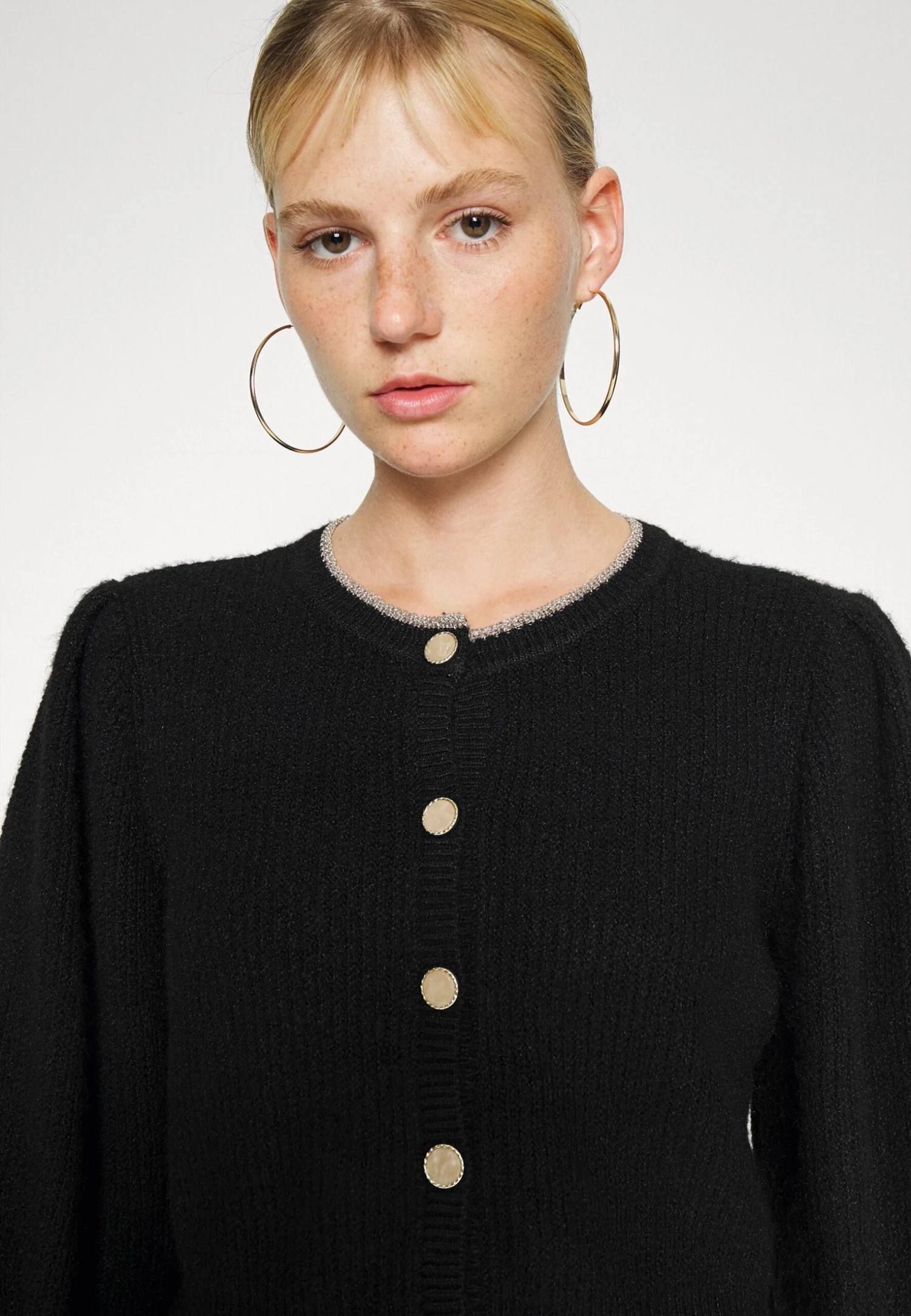 ONLY Onlrio Life Cardigan - Gilet - Black Glitter 7 ONLY Onlrio Life Cardigan - Gilet - Black Glitter – Image 5