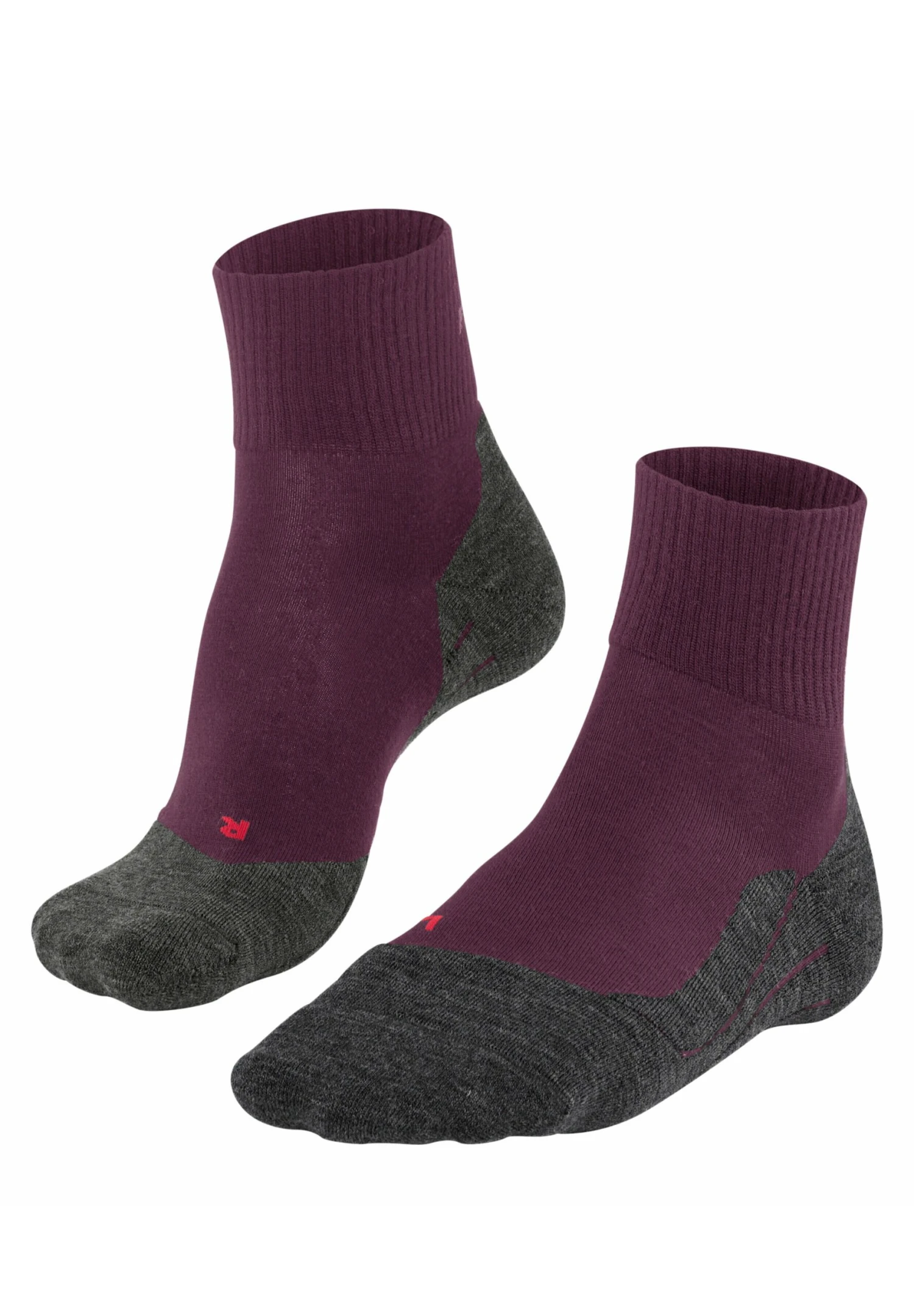 Falke Tk5 Wander Wool Short Trekking Functional Light-Cushioned - Chaussettes - Dark Mauve 5 Falke Tk5 Wander Wool Short Trekking Functional Light-Cushioned - Chaussettes - Dark Mauve – Image 3