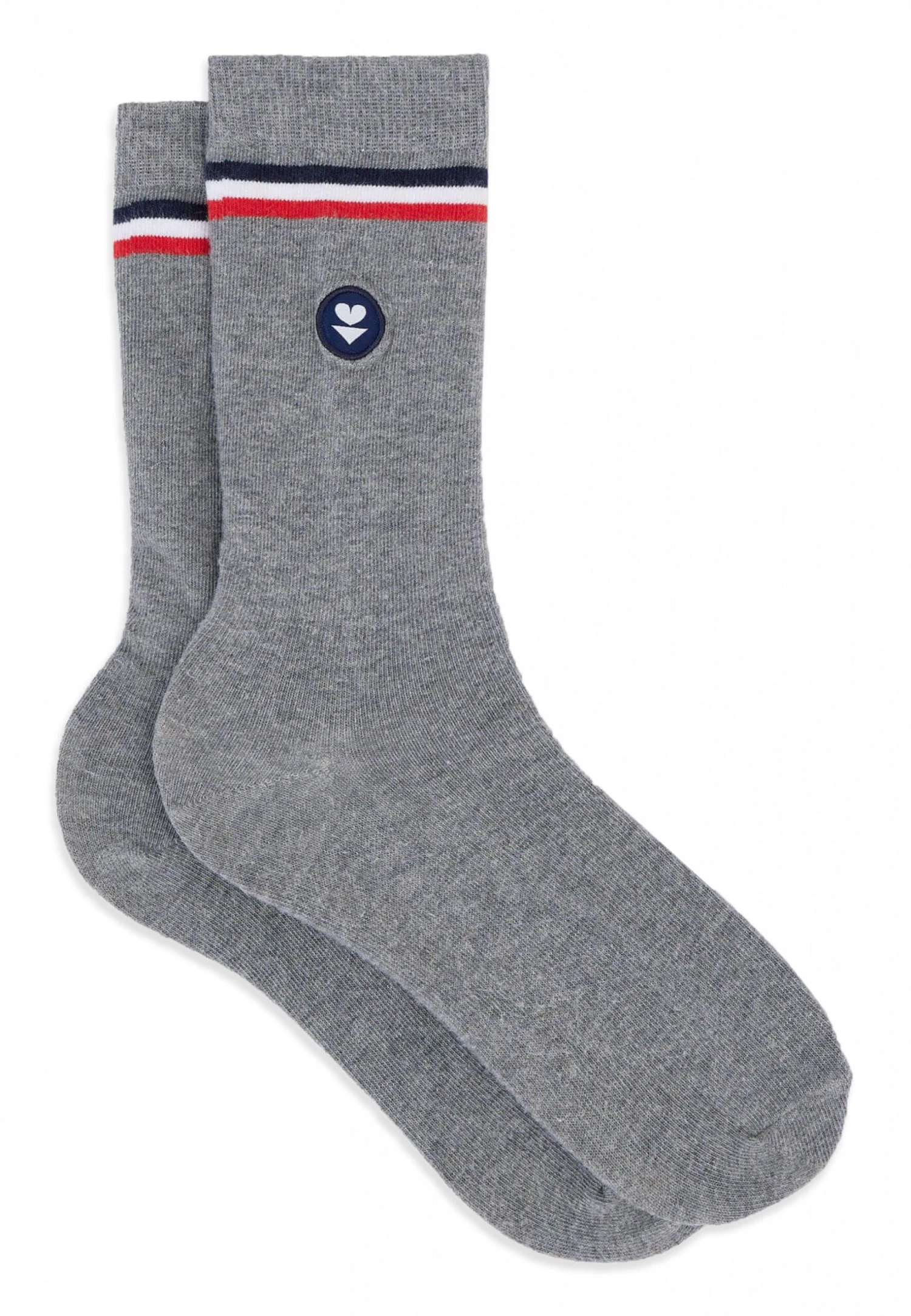 Lucas Drapeau - Chaussettes - Gris 4 Lucas Drapeau - Chaussettes - Gris – Image 2