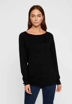 Vero Moda Vmnellie Glory - T-Shirt À Manches Longues - Black