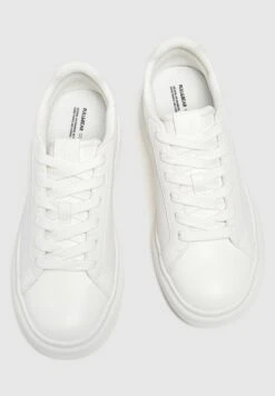 PULL & BEAR Casual Platform - Baskets Basses - White -Next Soldes 03102e48b46f4e798700b6d3341d731a