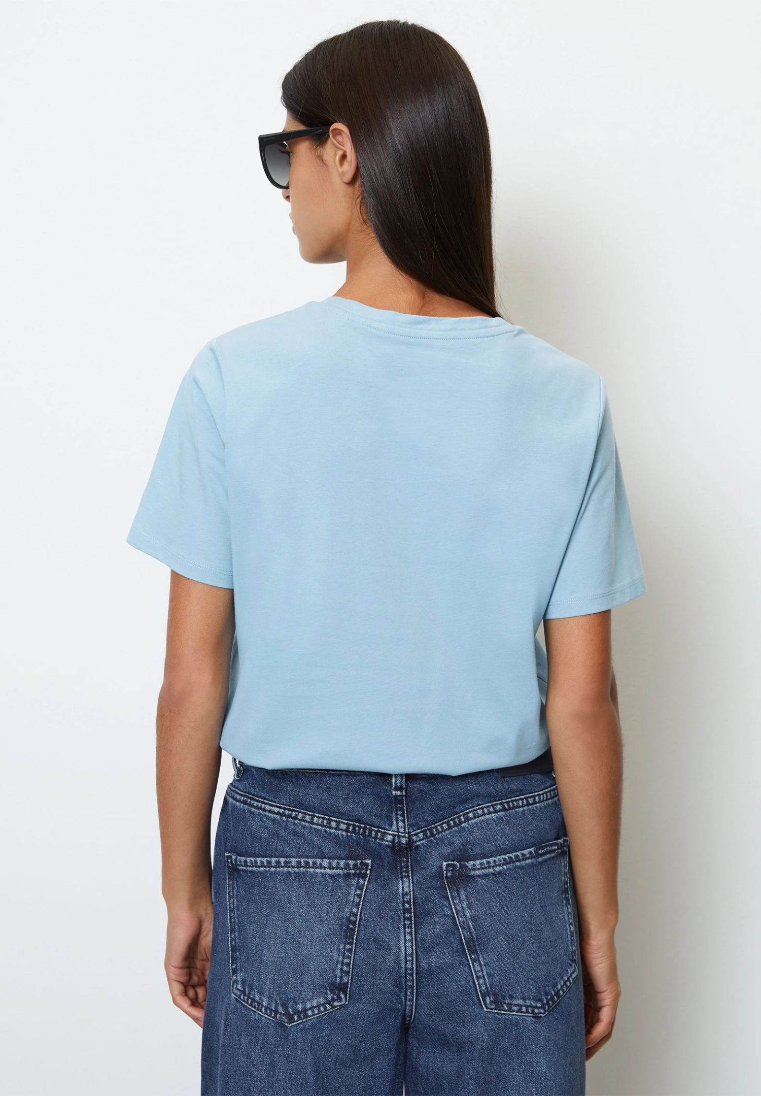 Marc O'Polo DENIM T-Shirt Basique - Fresco Blue 5 Marc O'Polo DENIM T-Shirt Basique - Fresco Blue – Image 3