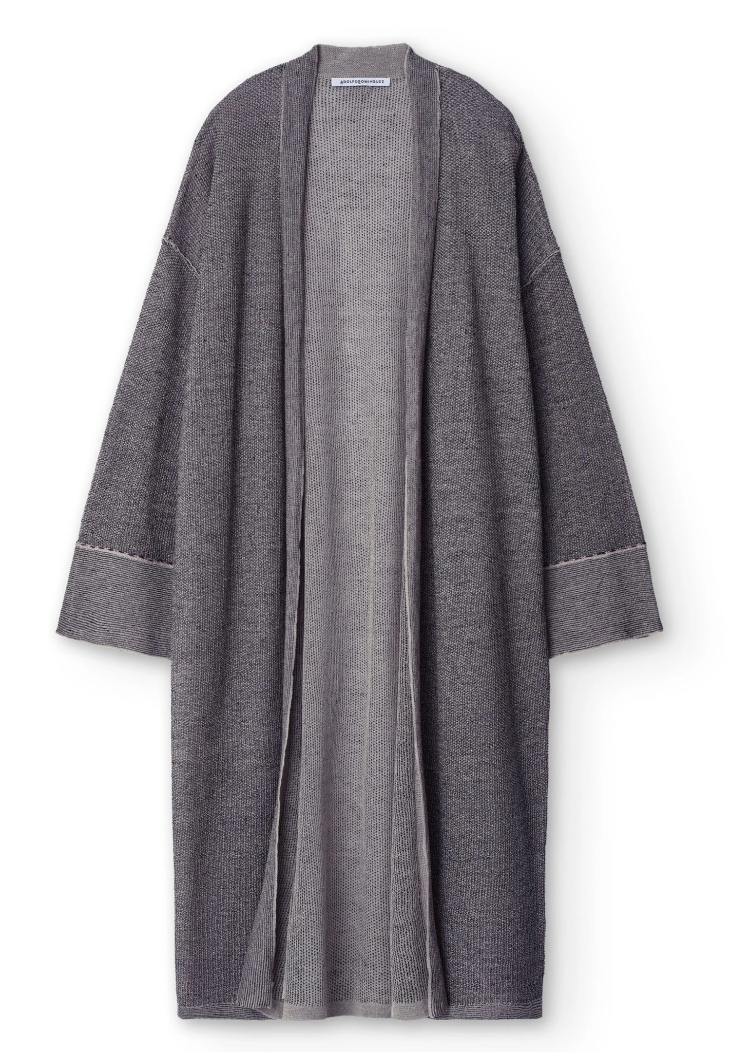 ADOLFO DOMINGUEZ Kimono - Gilet - Taupe 6 ADOLFO DOMINGUEZ Kimono - Gilet - Taupe – Image 4