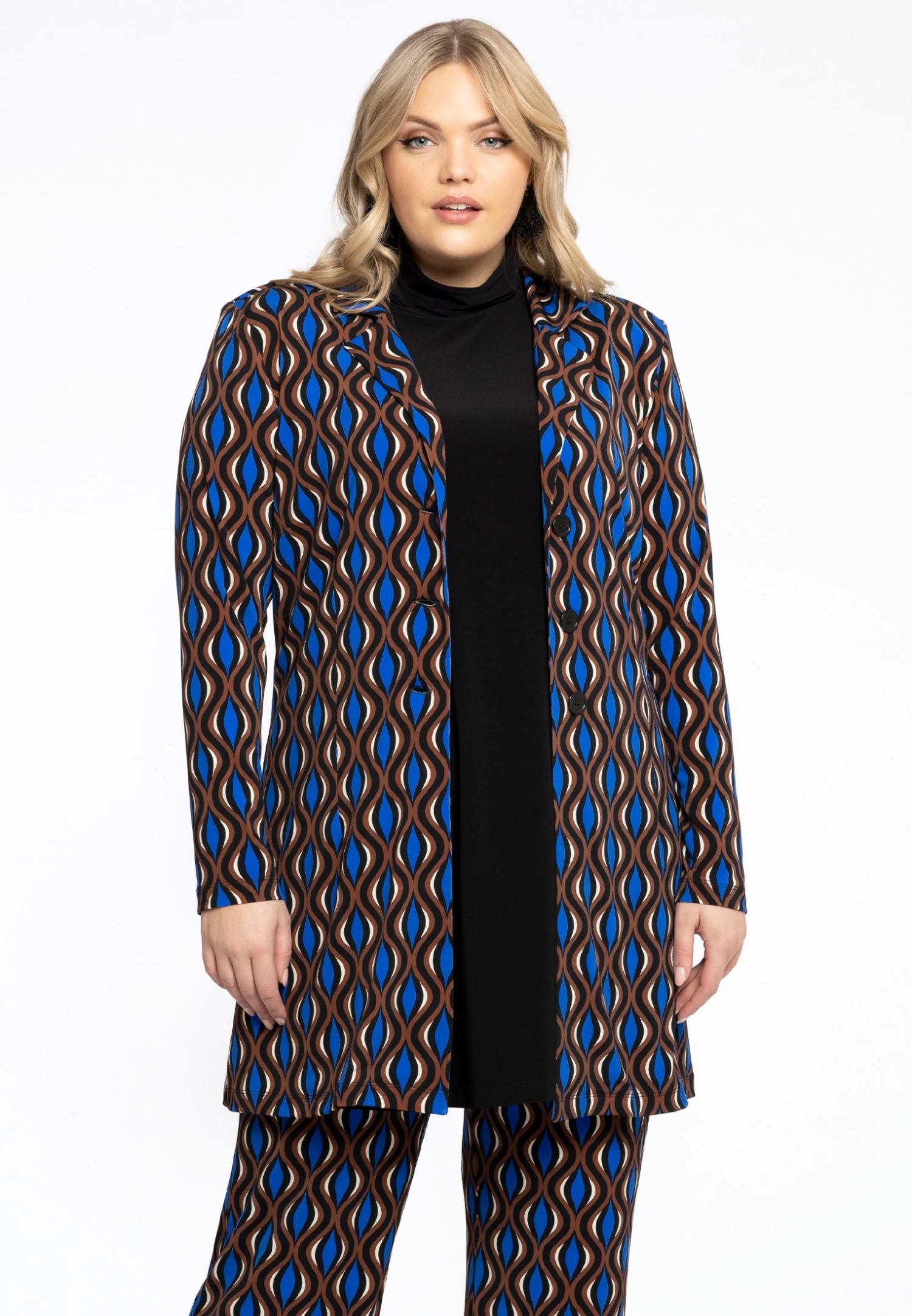 Mit Druck - Manteau Court - Brown 3 Mit Druck - Manteau Court - Brown