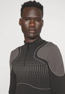 YOURTURN Jaquard Sports Unisex - T-Shirt À Manches Longues - Black -Next Soldes 03d573d10a2741569f9bca3dde9bb1ac