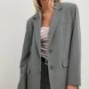 NA-KD Mit Steppnähten - Manteau Court - Grey 1 NA-KD Mit Steppnähten - Manteau Court - Grey -Next Soldes 040ba2de02694025aa334769fc89d578