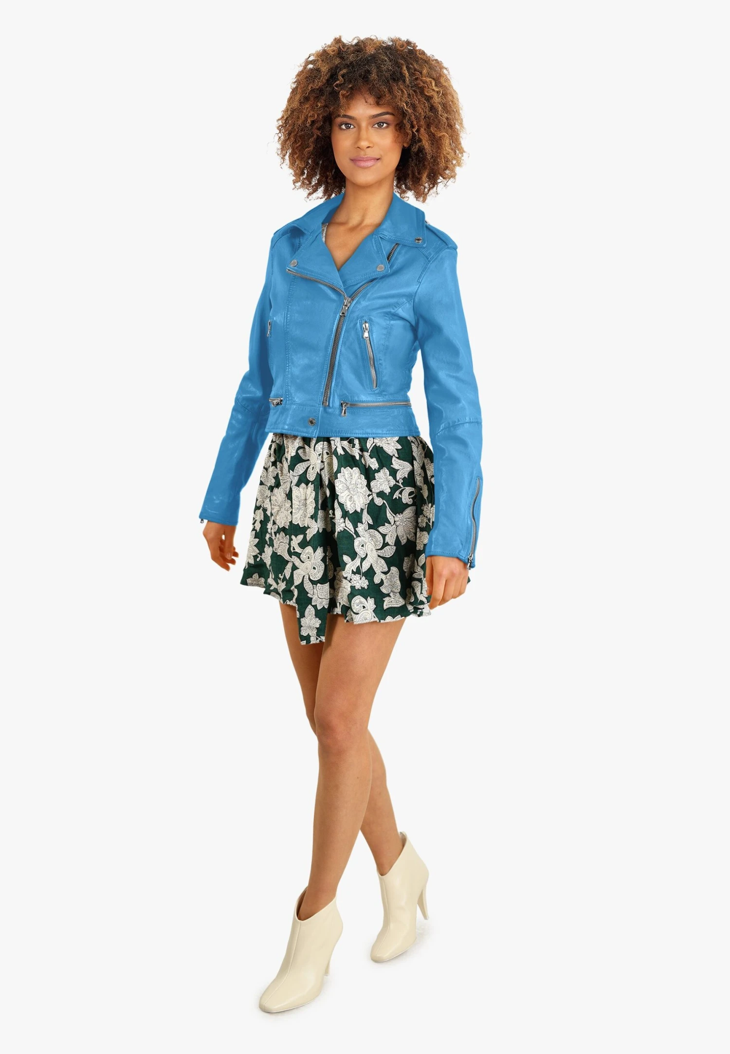 Oakwood Kyoto - Veste En Cuir - Blue 6 Oakwood Kyoto - Veste En Cuir - Blue – Image 4