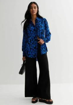 New Look Abstract Collared Long Sleeve - Chemisier - Blue Pattern 7 New Look Abstract Collared Long Sleeve - Chemisier - Blue Pattern -Next Soldes 046170fb63d044e6a1df9844cc25a778