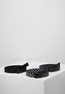 URBAN CLASSICS Trio 3 Pack - Ceinture - Grey/Black