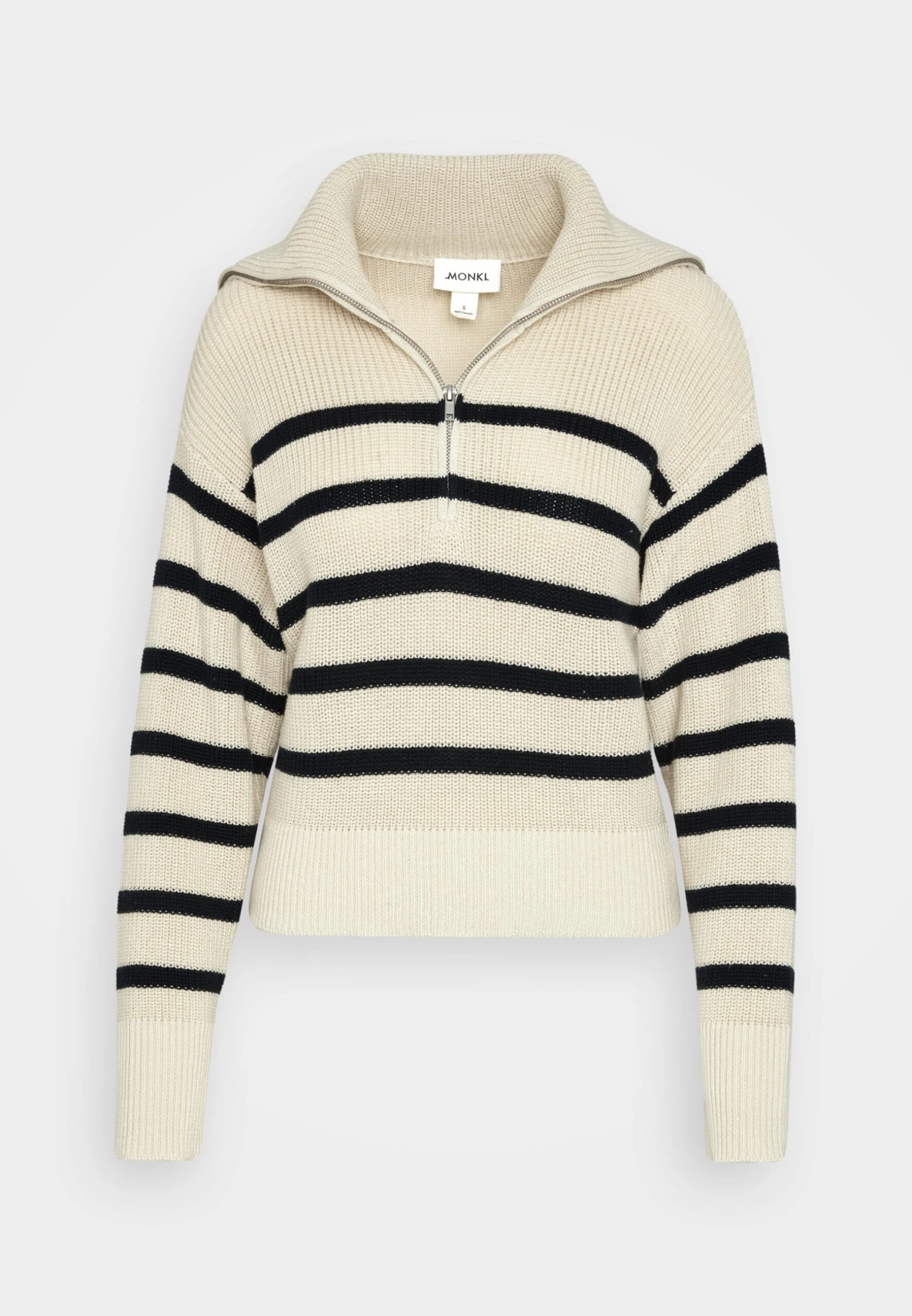Monki Pullover - Navy/Light Beige 7 Monki Pullover - Navy/Light Beige â Image 5