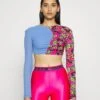 Versace Jeans Couture Georgette Pop - T-Shirt À Manches Longues - Hot Pink