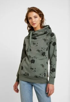 ONLY Onljalene Dot Hood - Sweat À Capuche - Balsam Green