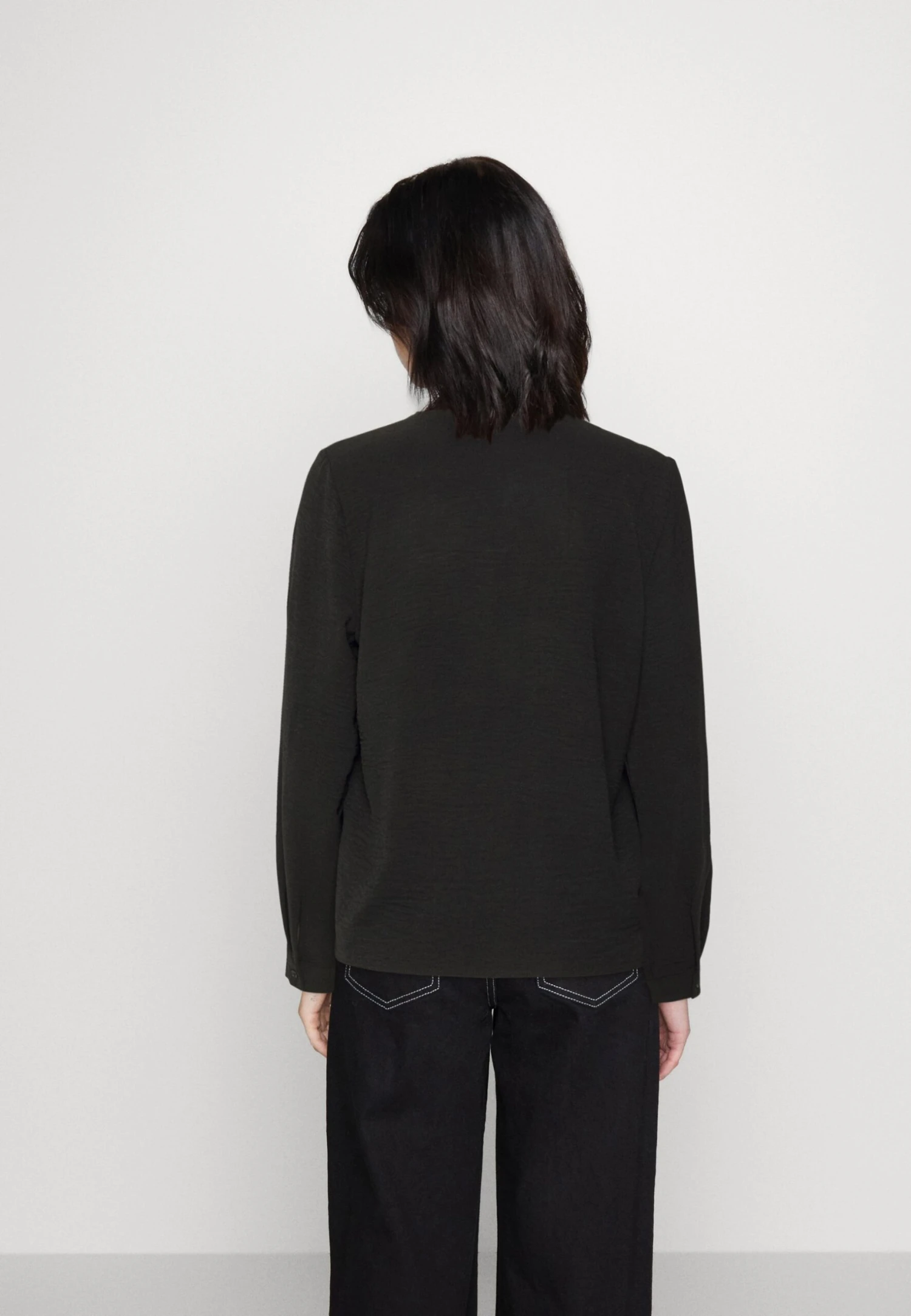 Vila Vijosa V Neck - T-Shirt À Manches Longues - Black 5 Vila Vijosa V Neck - T-Shirt À Manches Longues - Black – Image 3