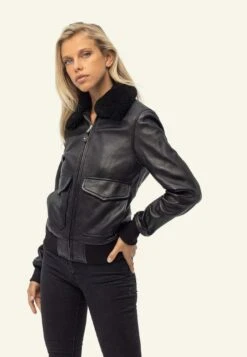 SERGE PARIENTE Romane - Veste En Cuir - Black