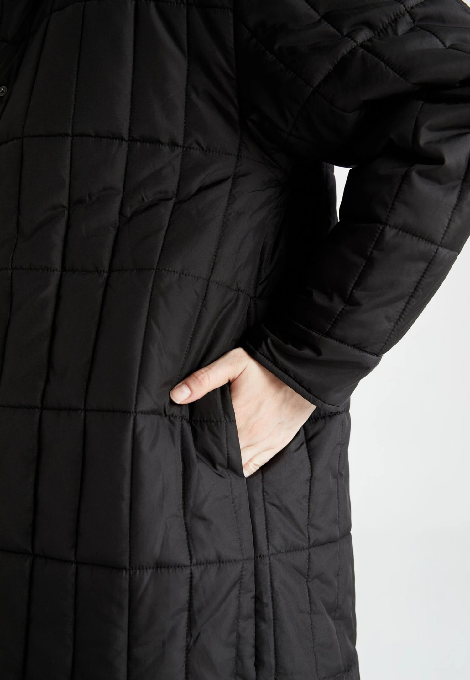 DeFacto Relax Fit - Manteau D'Hiver - Black 6 DeFacto Relax Fit - Manteau D'Hiver - Black – Image 4