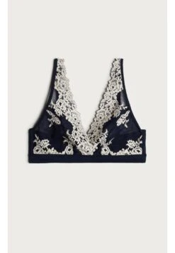 Intimissimi Lara Pretty Flowers - Soutien-Gorge Triangle - Multifarben - 347I - Blu Intenso/Vanilla -Next Soldes 06c1577459344fd6855495fac95f9134