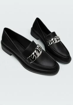 Stradivarius Mit Kette - Mocassins - Black 11 Stradivarius Mit Kette - Mocassins - Black -Next Soldes 07b32cf82a0342f6825d7701afc8eb64