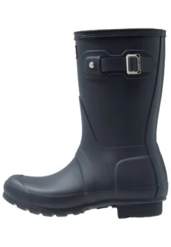 Hunter ORIGINAL Womens Short Boot Vegan - Bottes En Caoutchouc - Navy -Next Soldes 0815631e0be94f3cb4e7755b96548686