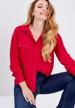 Langärmliges - Chemisier - Rouge Clair 10 Langärmliges - Chemisier - Rouge Clair -Next Soldes 08270846f71747789d33fcecb6306213