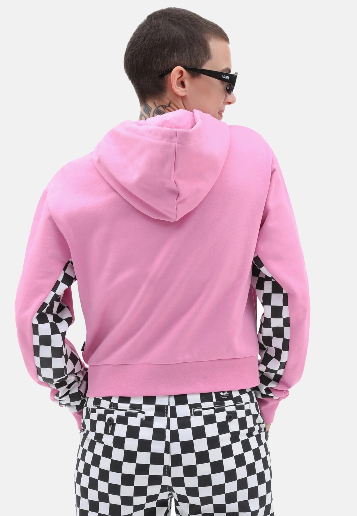 Vans Boom Boom Check It - Sweat À Capuche - Medium Pink 4 Vans Boom Boom Check It - Sweat À Capuche - Medium Pink – Image 2