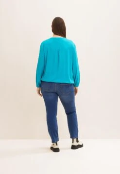 Tom Tailor T-Shirt À Manches Longues - Teal Blue -Next Soldes 08a8df73c737407ba3a421b050bb4d73