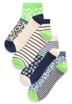 Next 4 Pack - Chaussettes - Blue/Green Floral