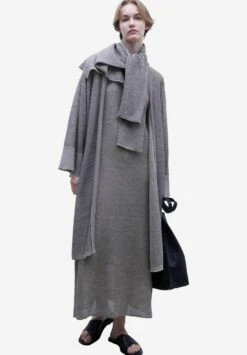 ADOLFO DOMINGUEZ Kimono - Gilet - Taupe