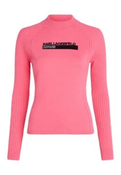 Karl Lagerfeld Jeans Lslv Mock Neck - Pullover - Shocking Pink 13 Karl Lagerfeld Jeans Lslv Mock Neck - Pullover - Shocking Pink -Next Soldes 092774a3e3f344c08f189f578a9d2f12