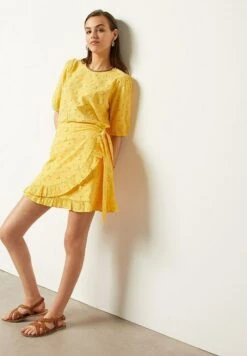 ETAM Cassie - Jupe Portefeuille - Jaune 11 ETAM Cassie - Jupe Portefeuille - Jaune -Next Soldes 093999a296d6458d828451264aecf3a8