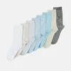 Anna Field 8 Pack - Chaussettes - Blue/Grey 1 Anna Field 8 Pack - Chaussettes - Blue/Grey -Next Soldes 09a3a81947514c28b1a32151177717f9