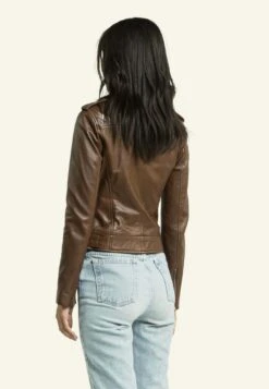 SERGE PARIENTE Rock - Veste En Cuir - Cognac -Next Soldes 09d6275bbfa74e05a954c1688d075b18