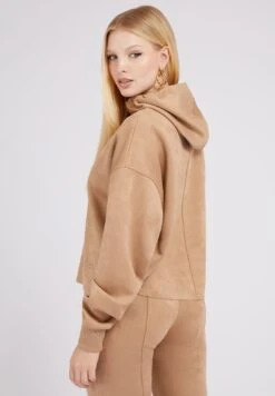 Guess Sweat À Capuche - Beige -Next Soldes 09dc229716c7448cb4fba1650bcae413