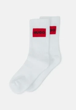 Hugo Label 2 Pack - Chaussettes - White