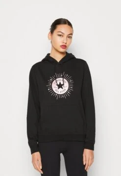 Converse Radiating Love Classic Fit Hoodie - Sweatshirt - Black