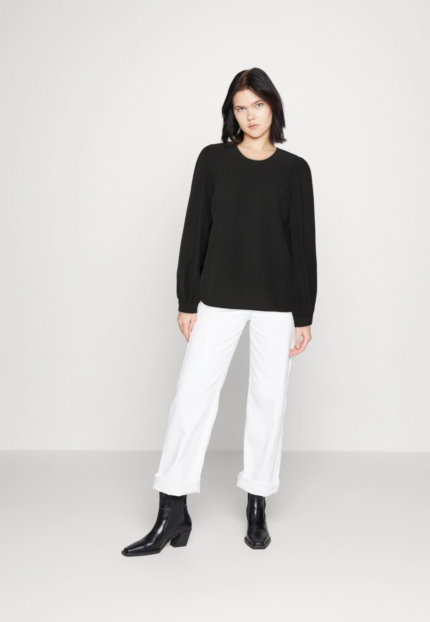 Vero Moda Vmpammi Blouse - T-Shirt À Manches Longues - Black 4 Vero Moda Vmpammi Blouse - T-Shirt À Manches Longues - Black – Image 2