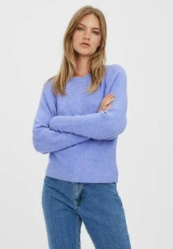 Vero Moda Vmrubellefile Boatneck - Pullover - Jacaranda