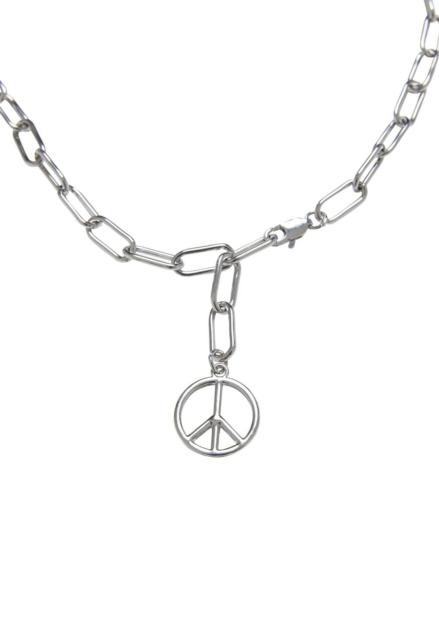 URBAN CLASSICS Y Peace - Collier - Silver-Coloured 4 URBAN CLASSICS Y Peace - Collier - Silver-Coloured – Image 2