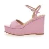 Guess Zione Lackoptik - Sandales Compensées - Fuchsia