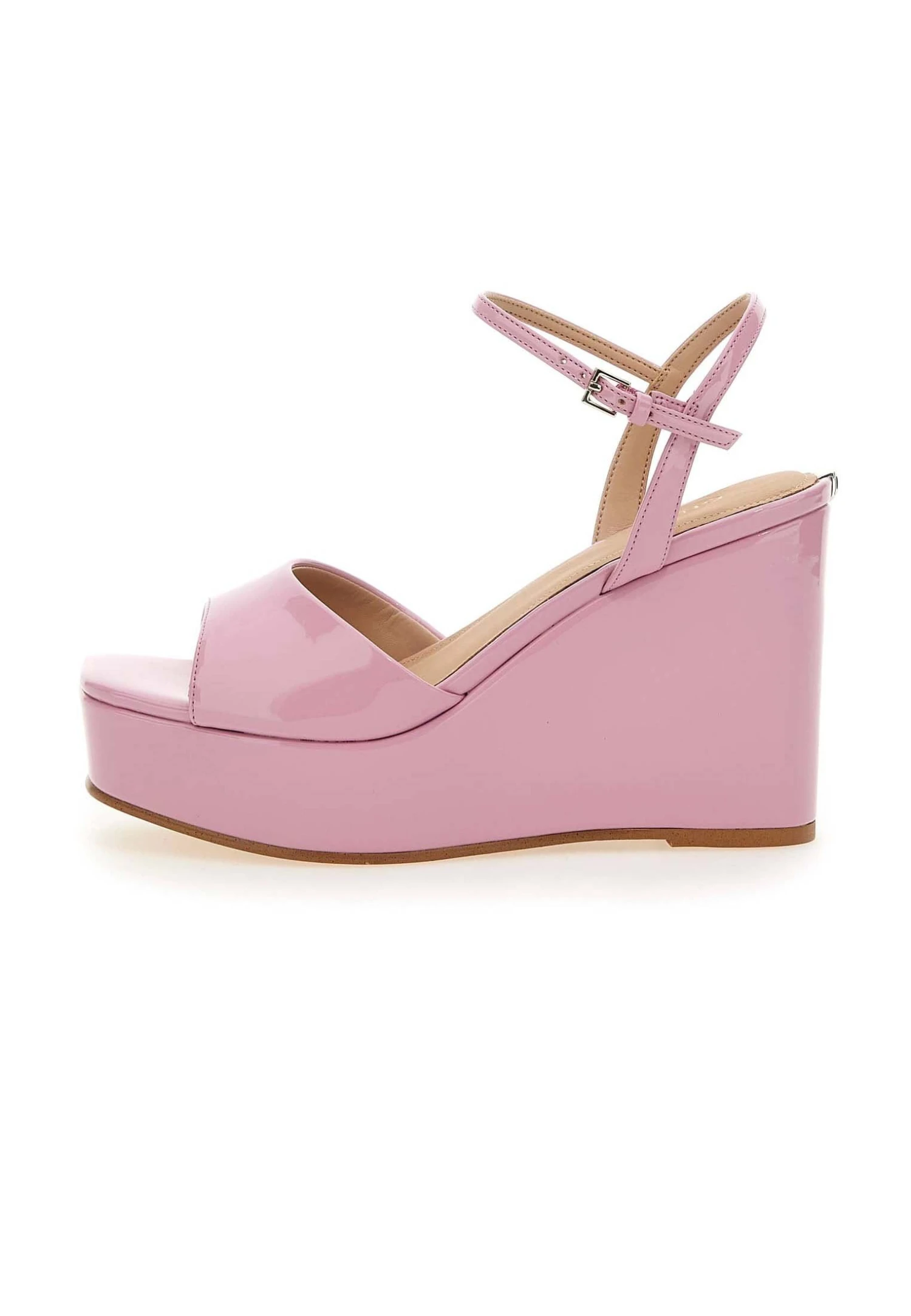 Guess Zione Lackoptik - Sandales Compensées - Fuchsia 3 Guess Zione Lackoptik - Sandales Compensées - Fuchsia