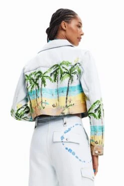 Desigual Chaq Invar - Veste En Jean - Water Blue -Next Soldes 0c18adf401ae44febc557609246a329b