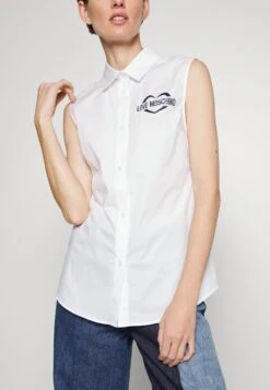 LOVE MOSCHINO Blouse - White 17 LOVE MOSCHINO Blouse - White -Next Soldes 0c1e1ca0cb394569a63301ba71be0482