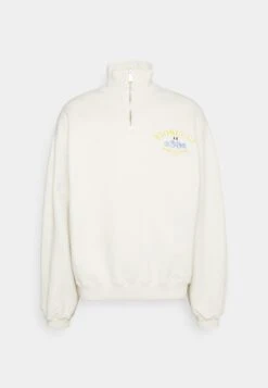 FIORUCCI World Over Half Zip Unisex - Sweatshirt - Cream -Next Soldes 0cdf342c5f364976a388d650dc342c5c