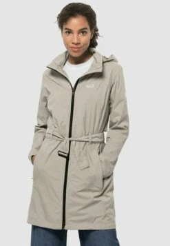 Jack Wolfskin Norden Port - Manteau Court - Dusty Grey