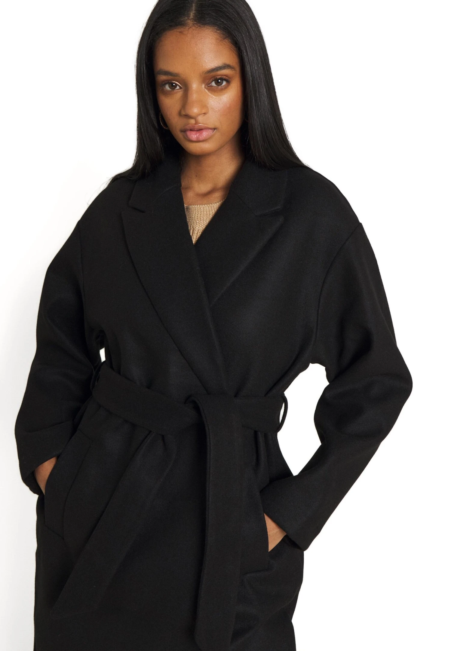 Vero Moda Vmfortune Long Ga Noos - Manteau Classique - Black 6 Vero Moda Vmfortune Long Ga Noos - Manteau Classique - Black – Image 4