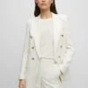 Boss Jatera1 - Manteau Court - Natural Eighteen