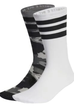 Adidas Originals Camo Crew Socks 2 Pairs - Chaussettes - Multicolor Grey Three
