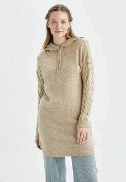 DeFacto Regular Fit - Sweat À Capuche - Beige