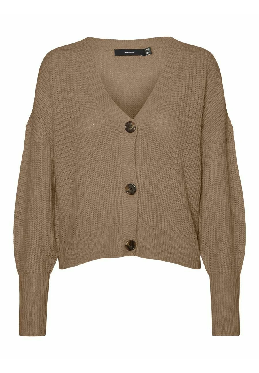 Vero Moda Vmlea Ls V Neck Cuff Noos - Gilet - Sepia Tint 7 Vero Moda Vmlea Ls V Neck Cuff Noos - Gilet - Sepia Tint – Image 5