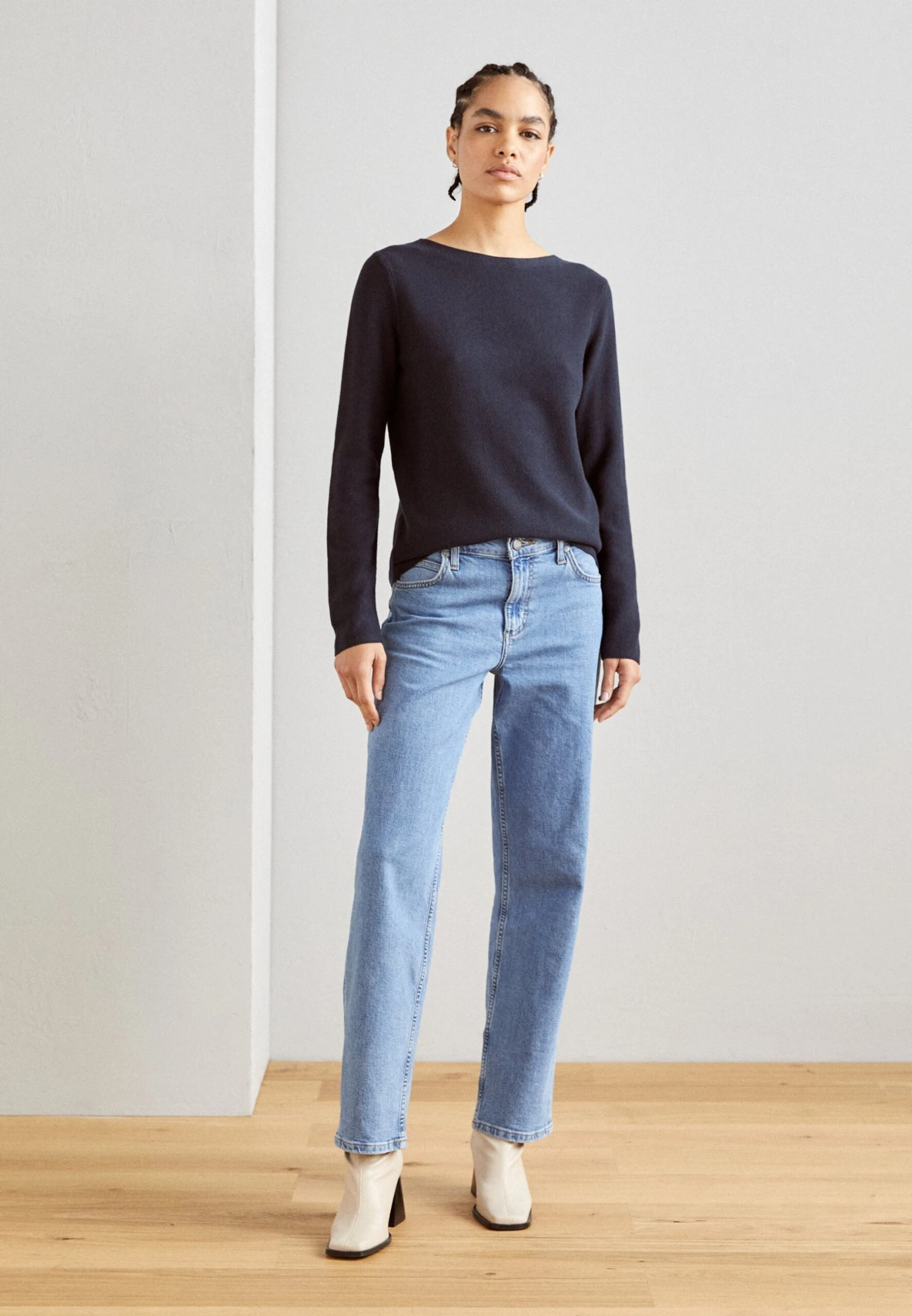 Marc O'Polo Longsleeve Boatneck - Pullover - Deep Blue Sea 4 Marc O'Polo Longsleeve Boatneck - Pullover - Deep Blue Sea – Image 2