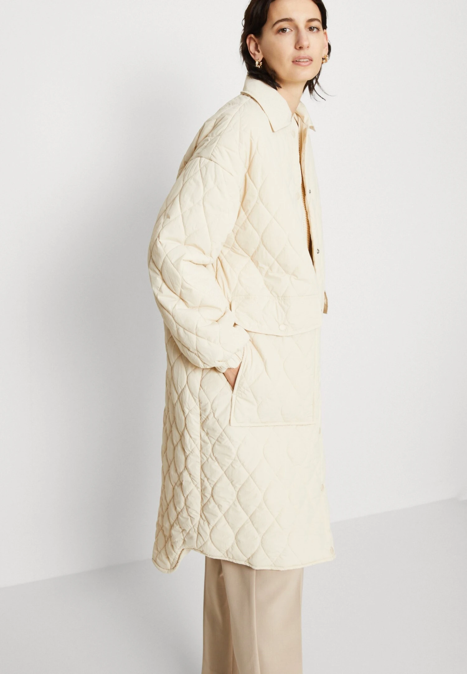 Selected Femme Manteau D'Hiver - Sandshell 6 Selected Femme Manteau D'Hiver - Sandshell – Image 4